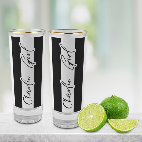 Custom Design - Glass Shot Glass - 2oz - Lifestyle