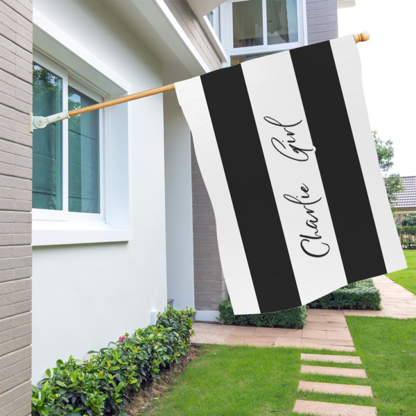 Custom Design - House Flags - Double Sided - LIFESTYLE