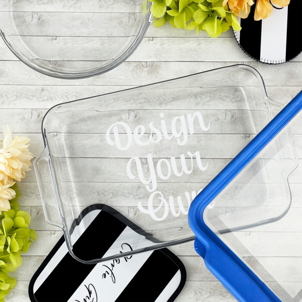 Custom Design - Glass Baking Dish - 13"x9" - Lifestyle