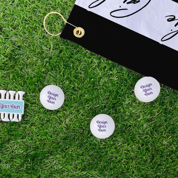 Custom Design - Golf Balls - Generic - Set of 3 - LIFESTYLE