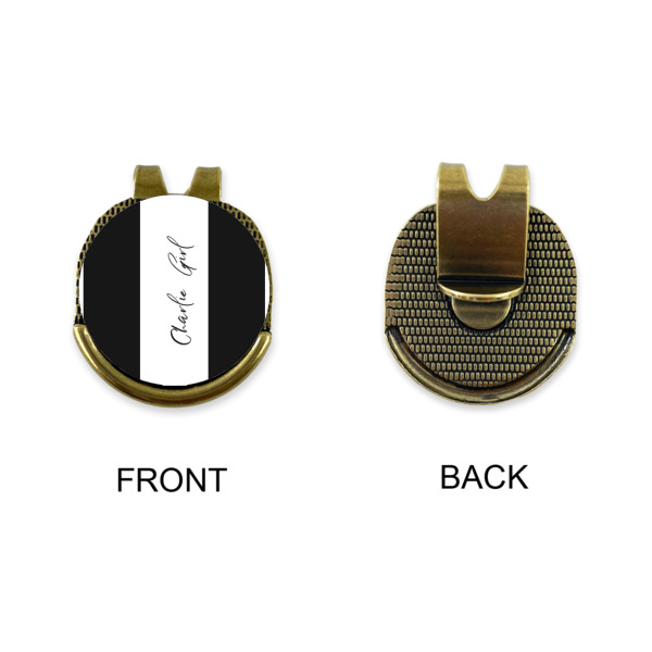 Custom Design - Golf Ball Hat Clip Marker - Apvl - GOLD