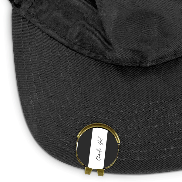 Custom Design - Golf Ball Marker Hat Clip - Main - GOLD