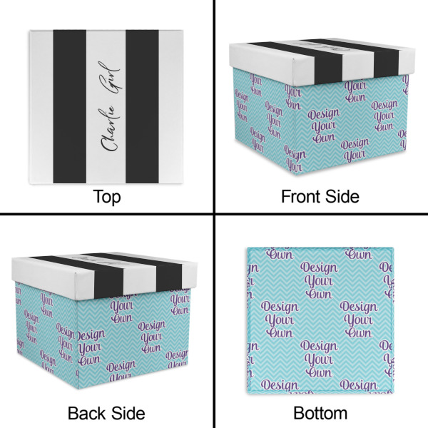 Custom Design - Gift Boxes with Lid - Canvas Wrapped - Medium - Approval