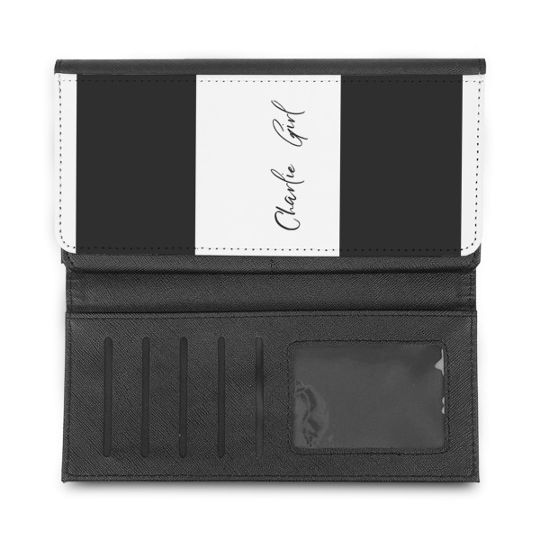 Custom Design - Ladies Wallet - Half Way Open