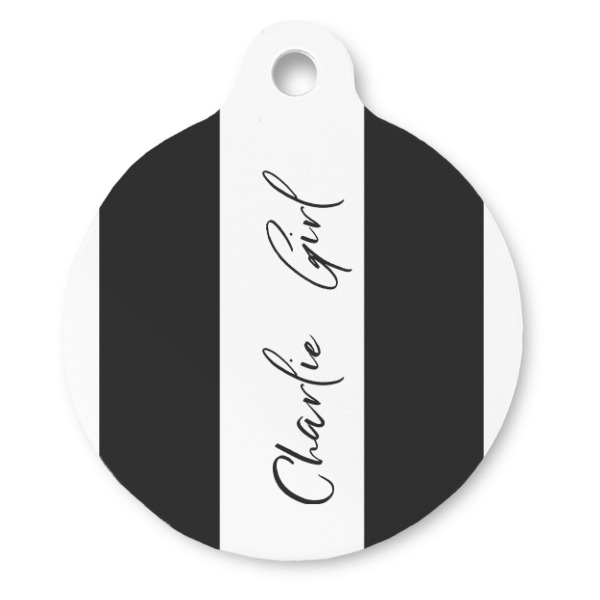 Custom Design Your Own Round Pet ID Tag