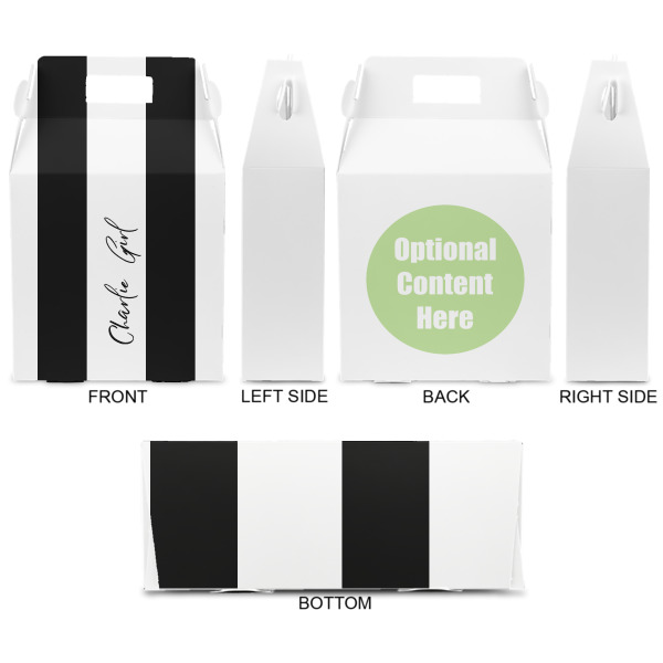 Custom Design - Gable Favor Box - Approval