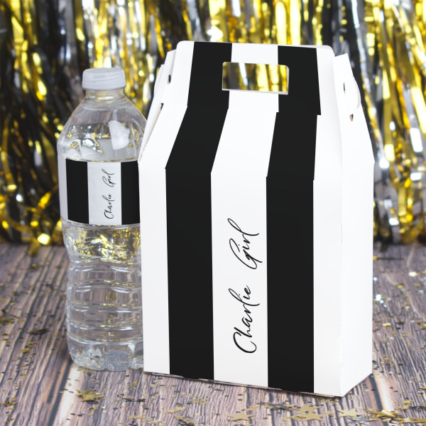 Custom Design - Gable Favor Box - In Context