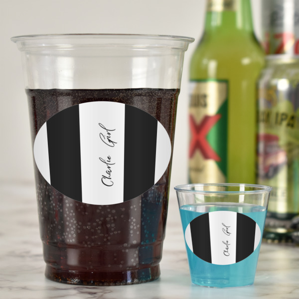 Custom Design - Plastic Shot Glasses - In Context