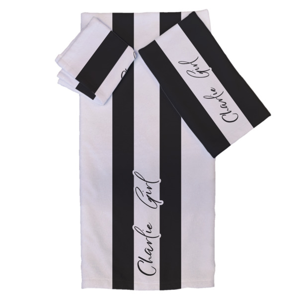 Custom Design Your Own Bath Towel Set - 3 Pcs