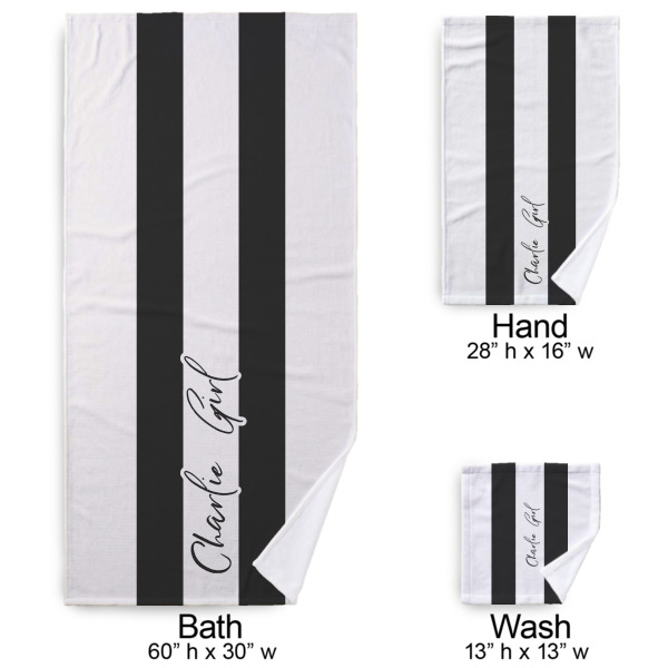 Custom Design - Bath Towel Sets - 3-piece - Approval