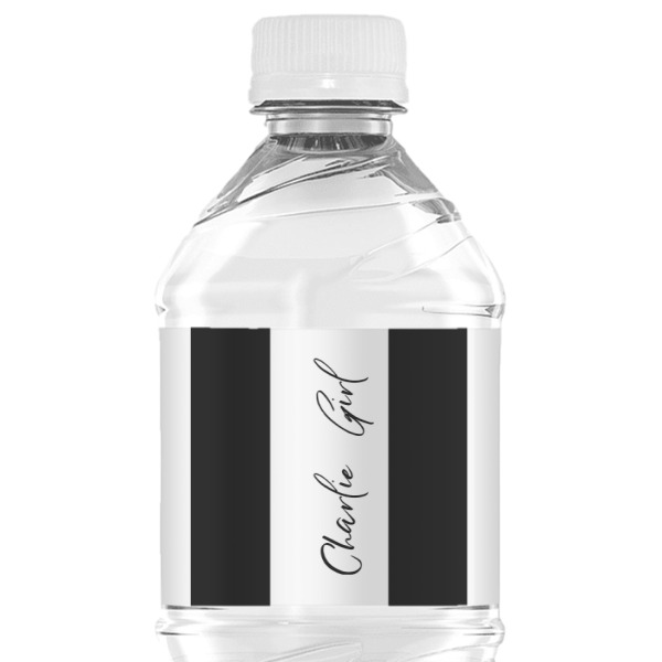 Custom Design - Water Bottle Label - Single Front