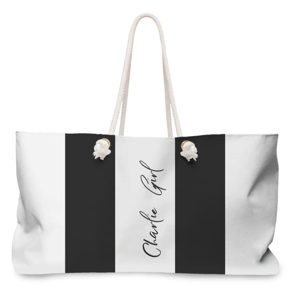 Custom Design Your Own Large Tote Bag with Rope Handles