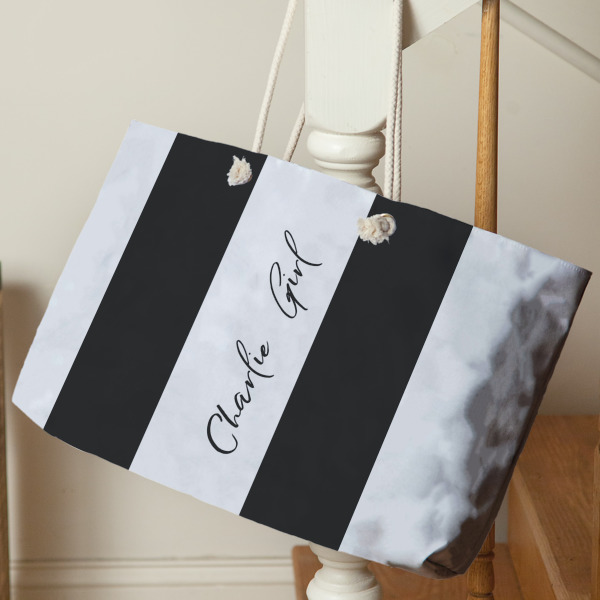 Custom Design - Large Rope Tote - Life Style