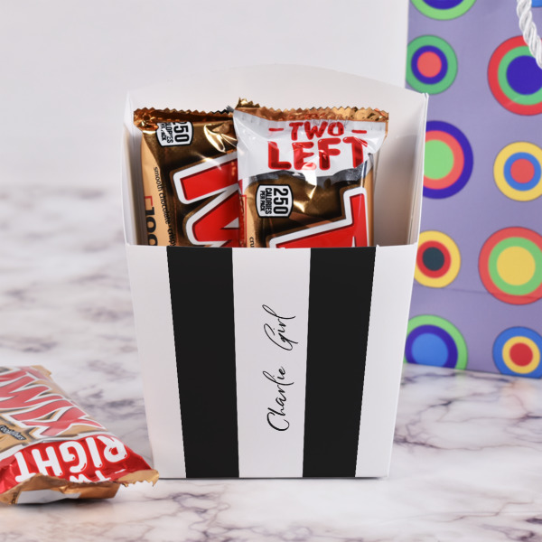Custom Design - French Fry Favor Box - w/ Treats View
