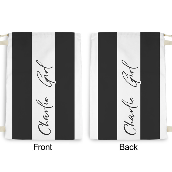 Custom Design - Large Laundry Bag - Front & Back View