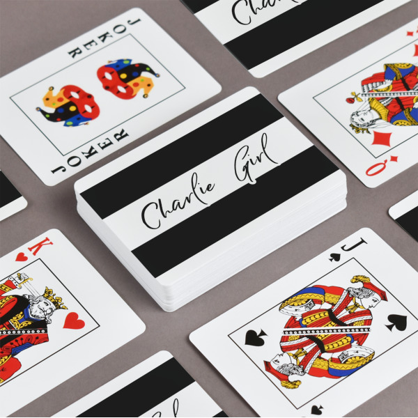 Custom Design - Playing Cards - Front & Back View