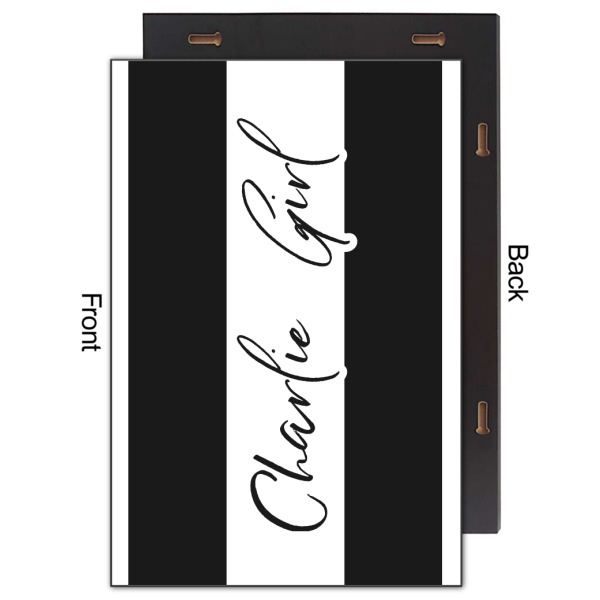 Custom Design - 20x30 Wood Print - Front & Back View