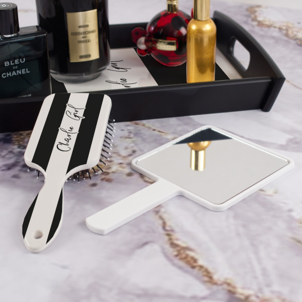 Custom Design - Hair Brush - With Hand Mirror