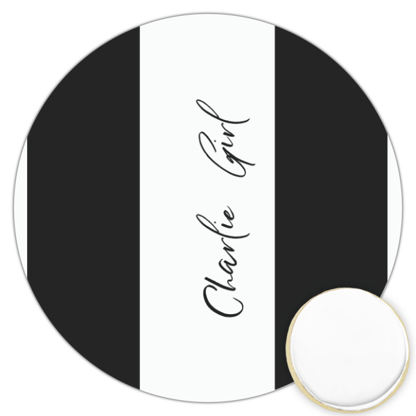 Custom Design Your Own Printed Cookie Topper - 3.25"