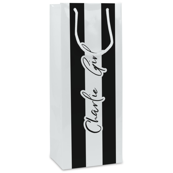 Custom Design Your Own Wine Gift Bags - Matte