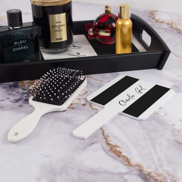 Custom Design - Hand Mirror - With Hair Brush