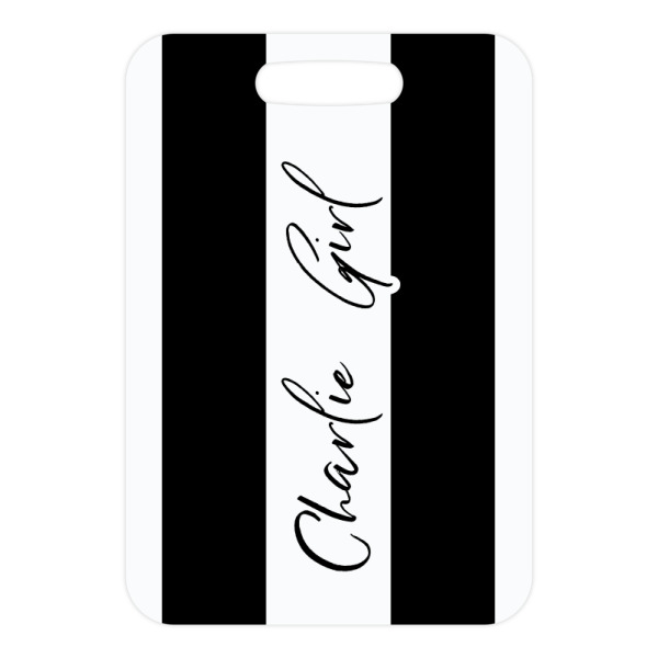 Custom Design - Metal Luggage Tag - Front Without Strap