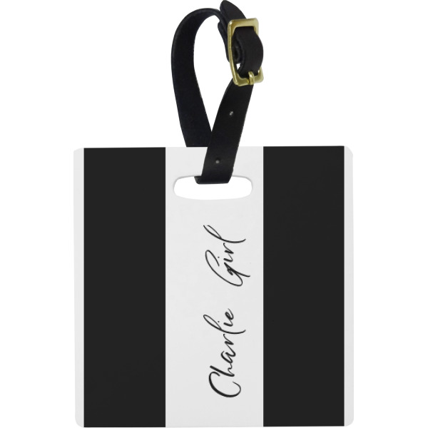 Custom Design - Personalized Square Luggage Tag