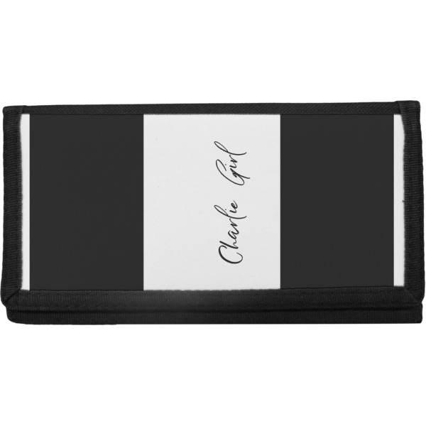 Custom Design Your Own Canvas Checkbook Cover