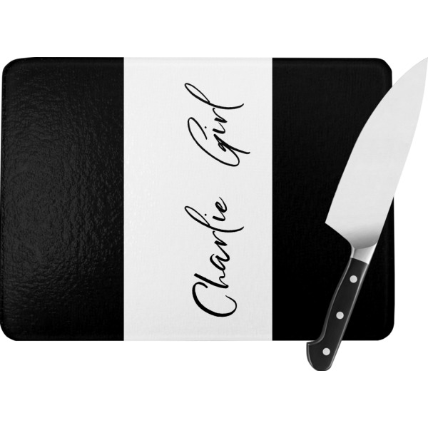 Custom Design Your Own Rectangular Glass Cutting Board