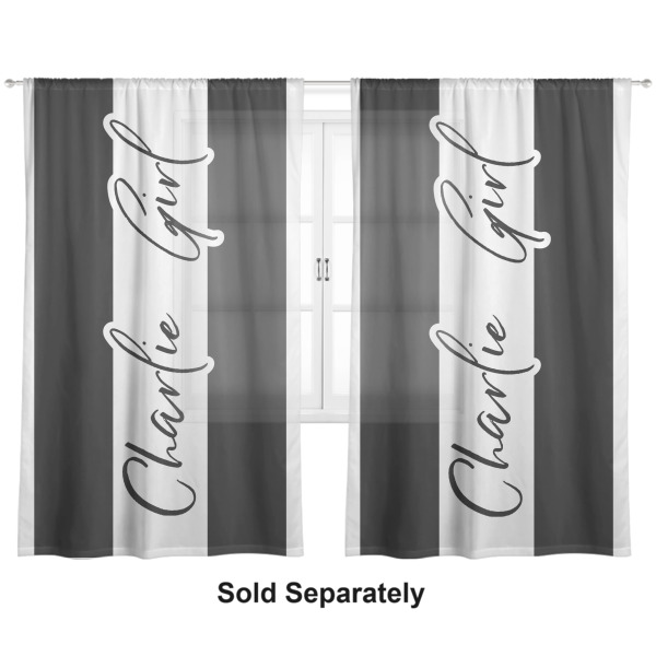 Custom Design - Sheer Curtains Double