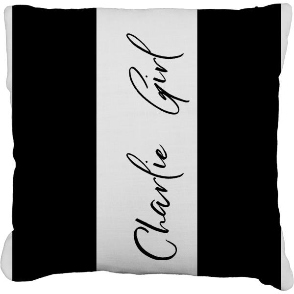 Custom Design Your Own Faux-Linen Throw Pillow