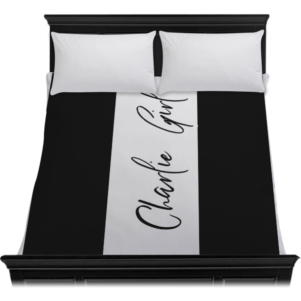 Custom Design - Duvet Cover - Queen - On Bed - No Prop