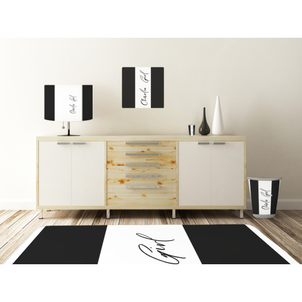 Custom Design - Square Wall Decal Wooden Desk