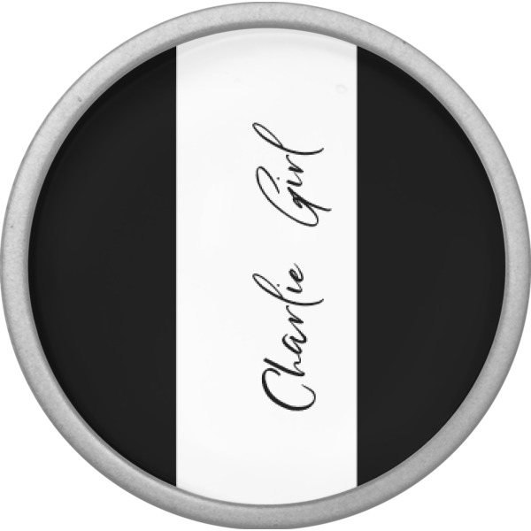 Custom Design - Cabinet Knob - Nickel - Front