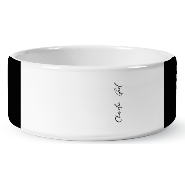 Custom Design Your Own Ceramic Dog Bowl