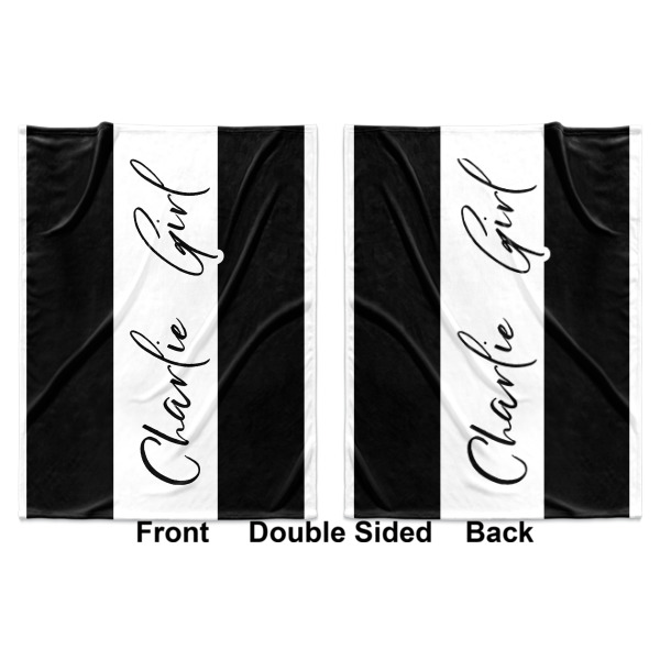 Custom Design - Baby Blanket (Double Sided - Printed Front and Back)