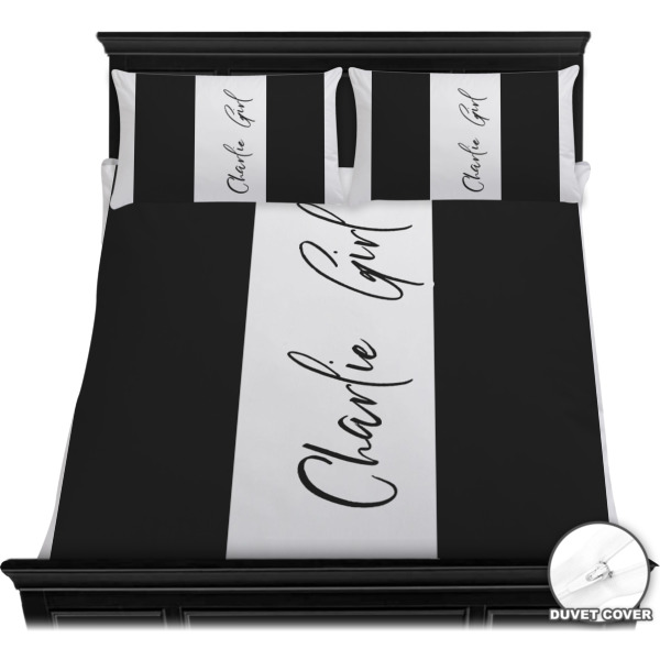 Custom Design - Bedding Set - Queen - Duvet - On Bed