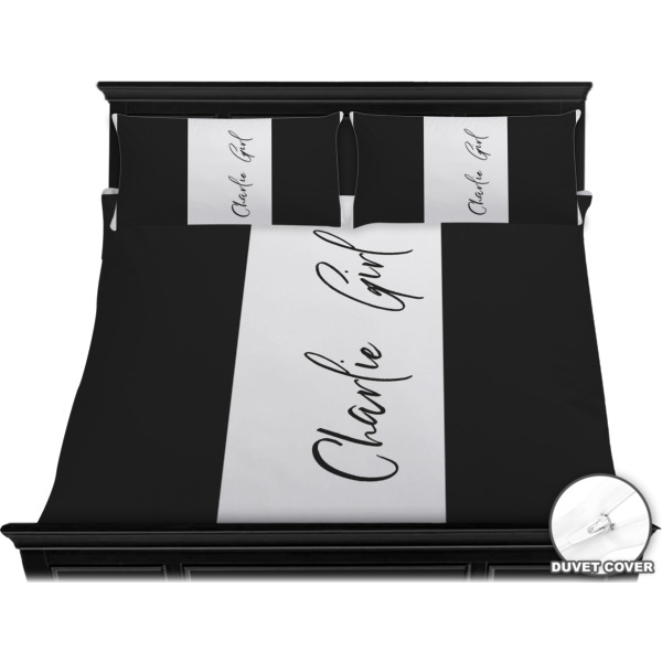 Custom Design - Bedding Set - King - Duvet - On Bed