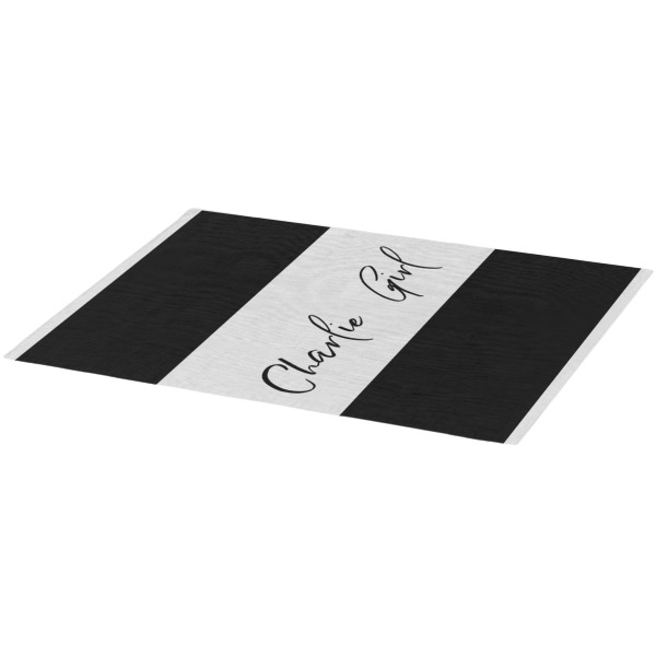 Custom Design - Burlap Placemat (Angle View)