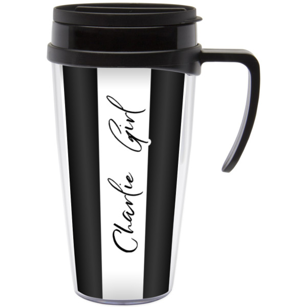 Custom Design Your Own Acrylic Travel Mug with Handle