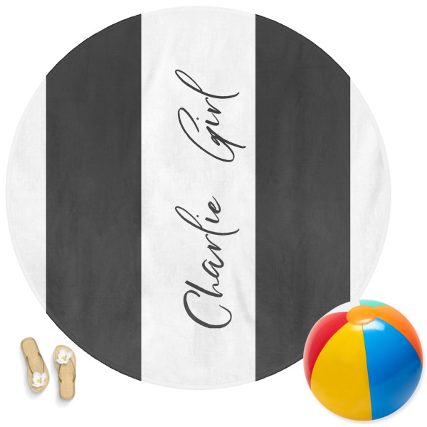 Custom Design Your Own Round Beach Towel