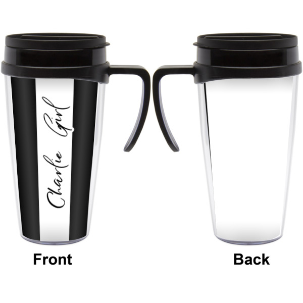 Custom Design - Travel Mug with Black Handle - Approval