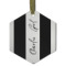 Design Your Own Flat Glass Ornament - Hexagon