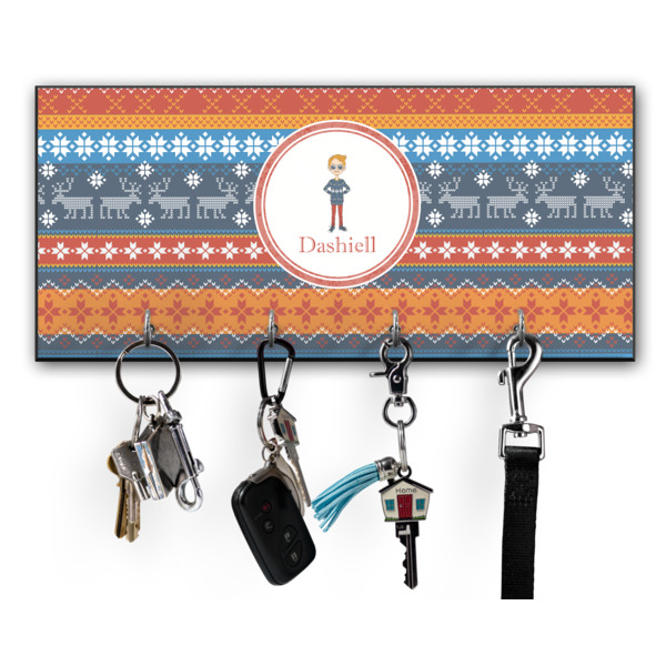 Custom Design Your Own Key Hanger w/ 4 Hooks