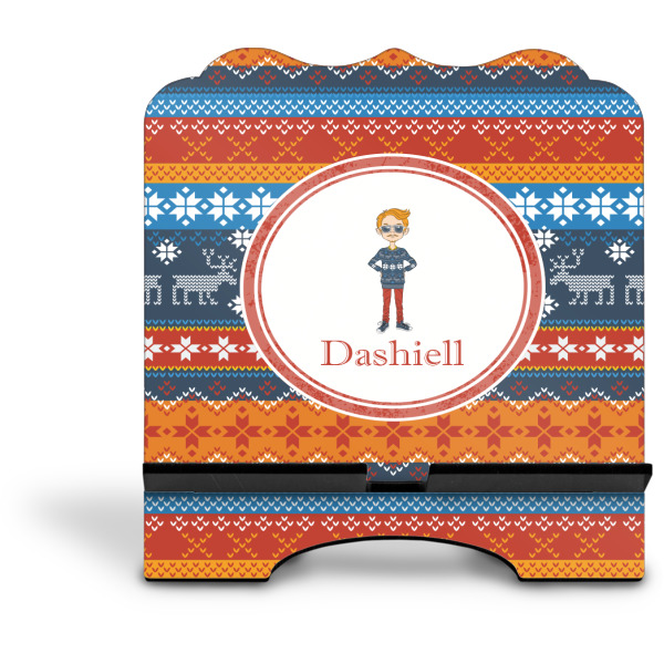 Custom Design - Stylized Tablet Stand - Front without iPad