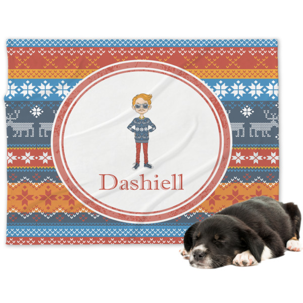 Custom Design Your Own Dog Blanket - Large