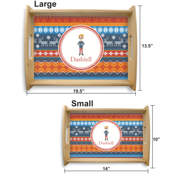 Custom Design - Serving Tray Wood Sizes