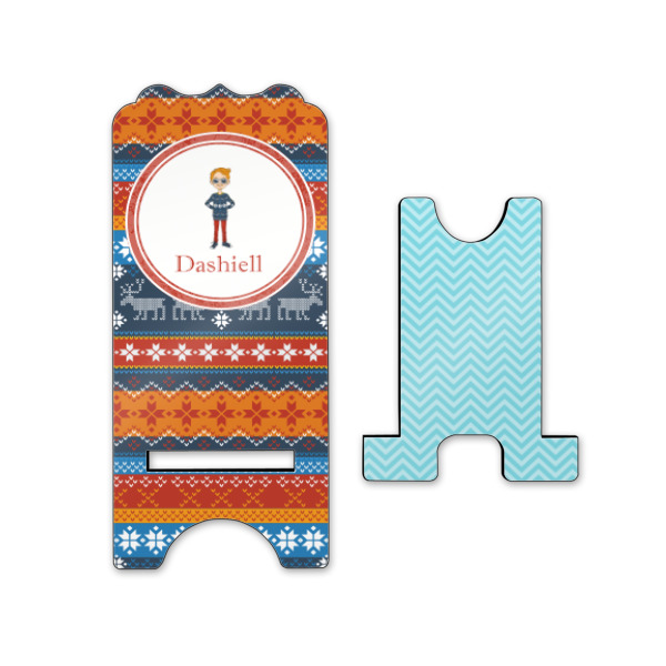Custom Design - Stylized Phone Stand - Front & Back - Small