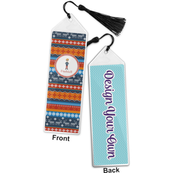 Custom Design - Bookmark w/ Tassel - Front and Back
