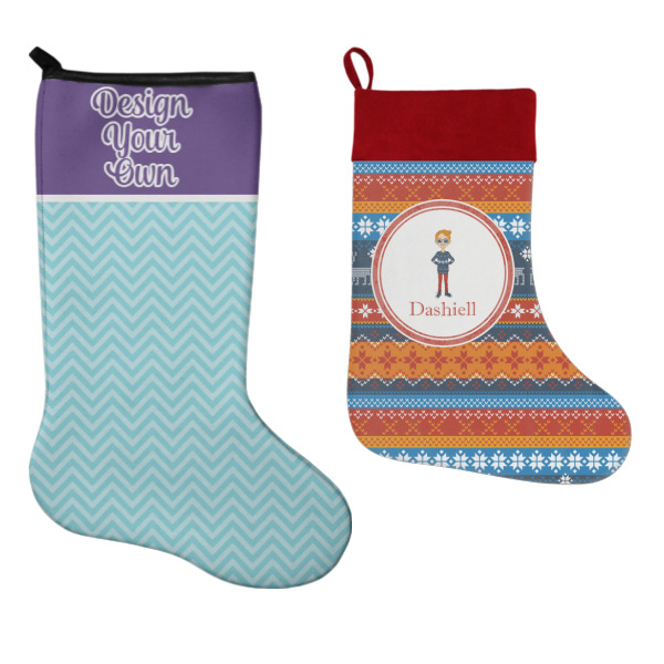 Custom Design - Stockings - Side by Side compare